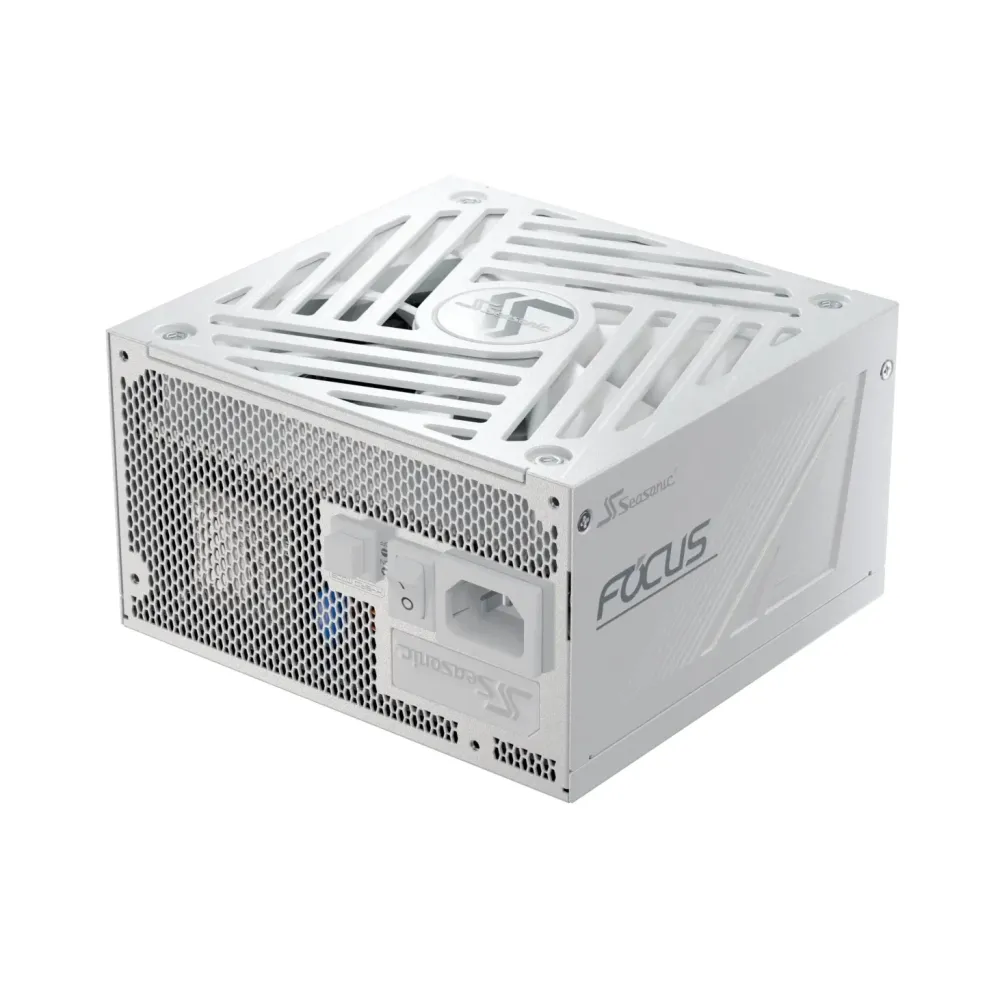 Seasonic захранване PSU ATX 3.1 1000W Gold, Full Modular, PCIe 5.1 - FOCUS-GX-1000-V4-WHITE