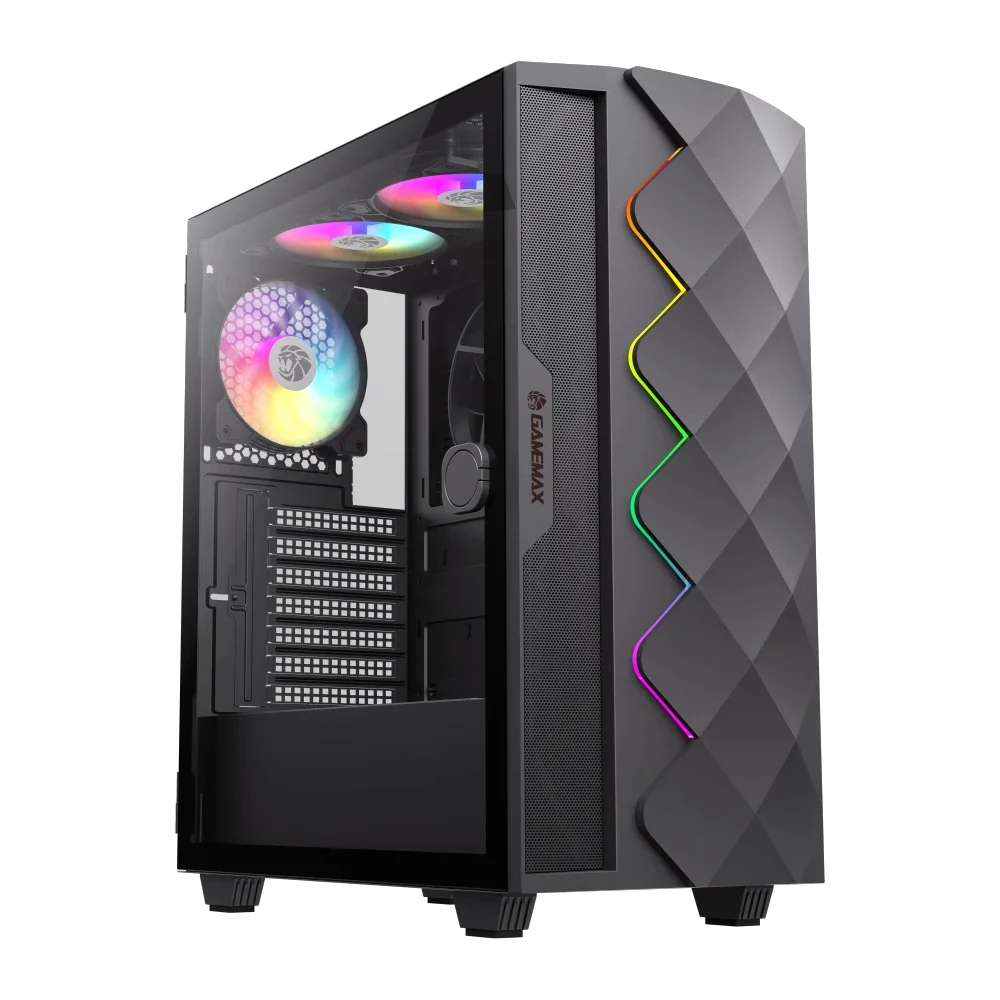 Gamemax кутия Case EATX - Diamond CP A-RGB