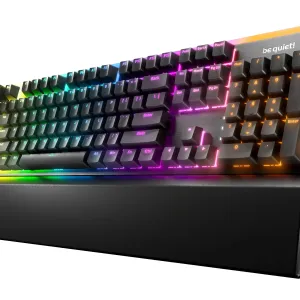 be quiet! професионална геймърска механична клавиатура Professional Gaming Mechanical Keyboard LIGHT MOUNT - be quiet! Silent Switches [Linear]