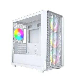 Montech кутия Case mATX - X5M (W) - 4 x 120 mm A-RGB, USB-C