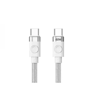 Orico кабел Cable USB C-to-C PD 60W Charging 1.0m White - CDX-60CC-WH