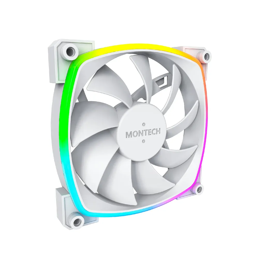 Montech вентилатор AX120 PWM, Fan 120mm, ARGB, White