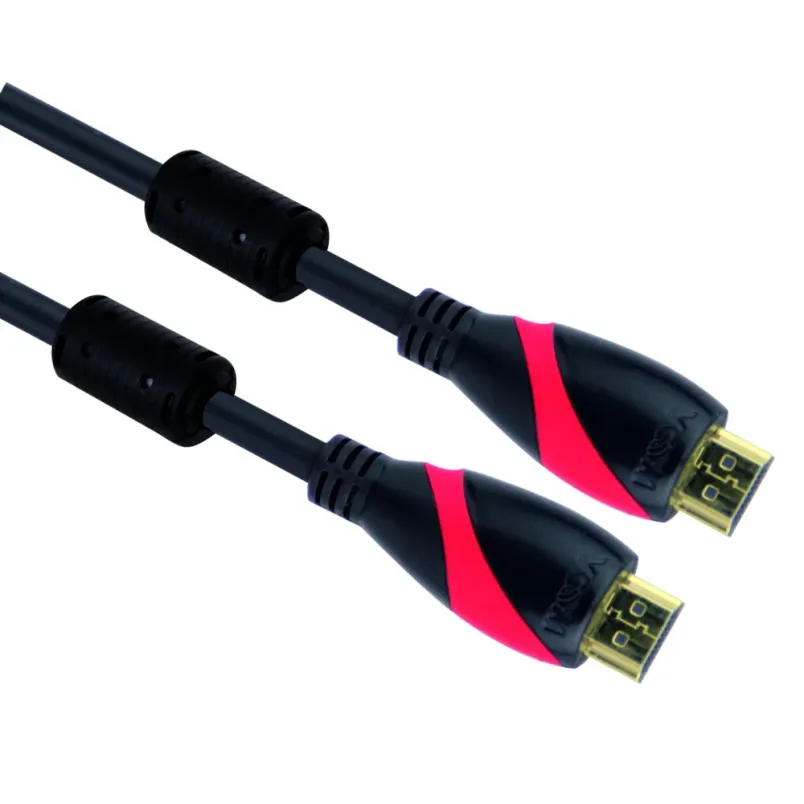 VCom Кабел HDMI M / M Ultra HD 4k2k Gold +2 Ferrite v1.4 ethernet 3D - CG525D-1.5m VCom Кабел HDMI M / M Ultra HD 4k2k Gold +2 Ferrite v1.4 ethernet 3D - CG525D-1.5m