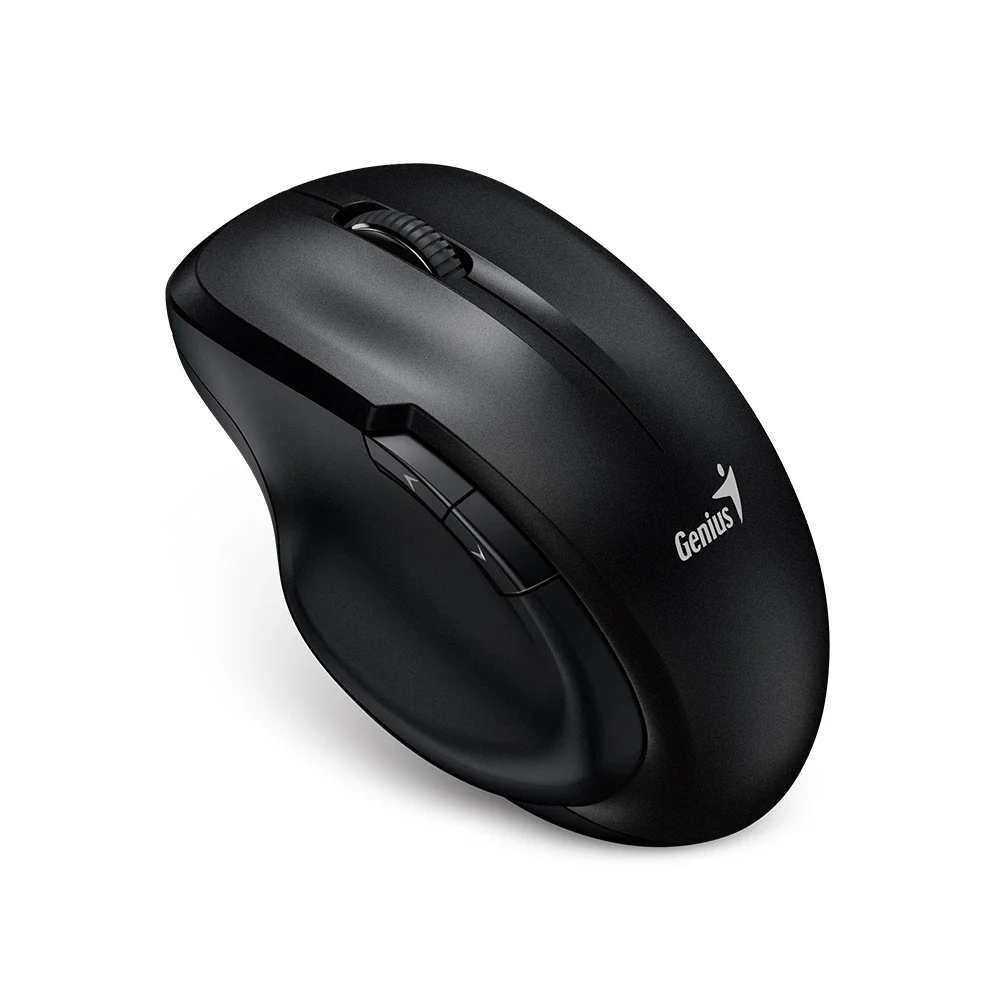 Genius безжина безшумна мишка Mouse Wireless Silent - Ergo 8200S Black - Silent, 2.4GHz