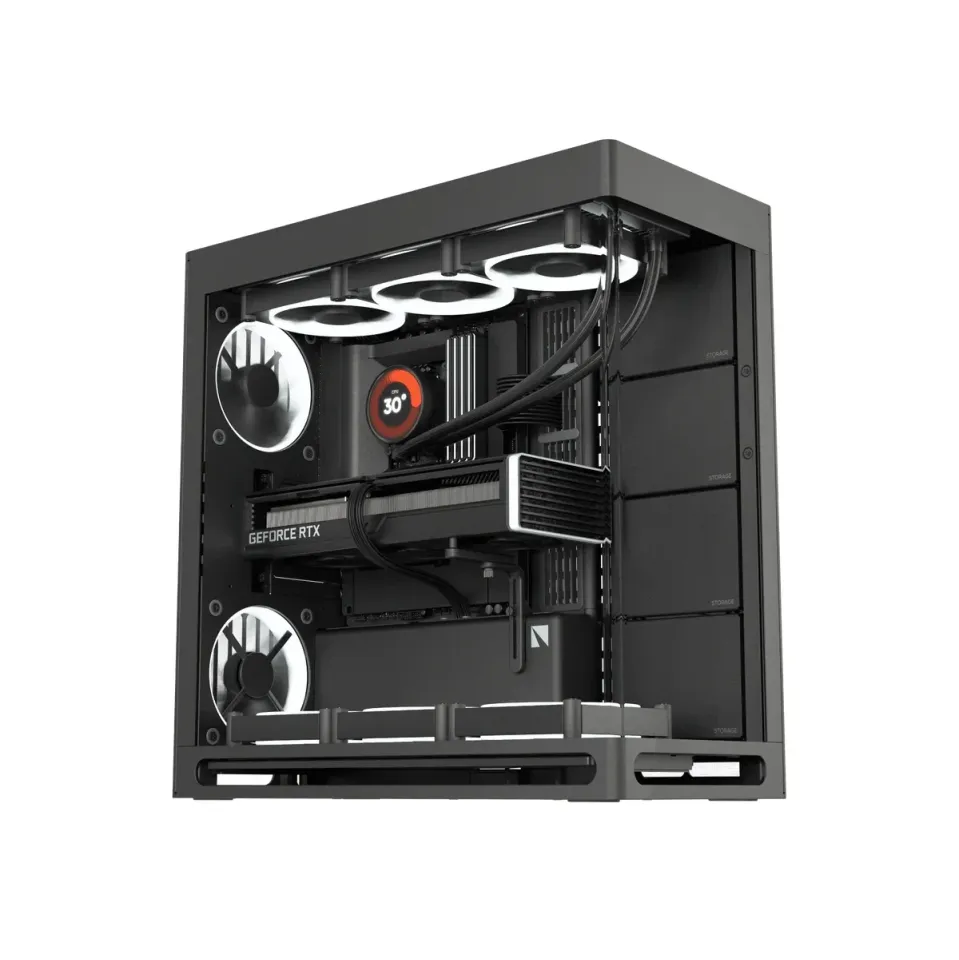 HAVN кутия Case E-ATX - HS 420 Base Edition Black HAVN кутия Case E-ATX - HS 420 Base Edition Black