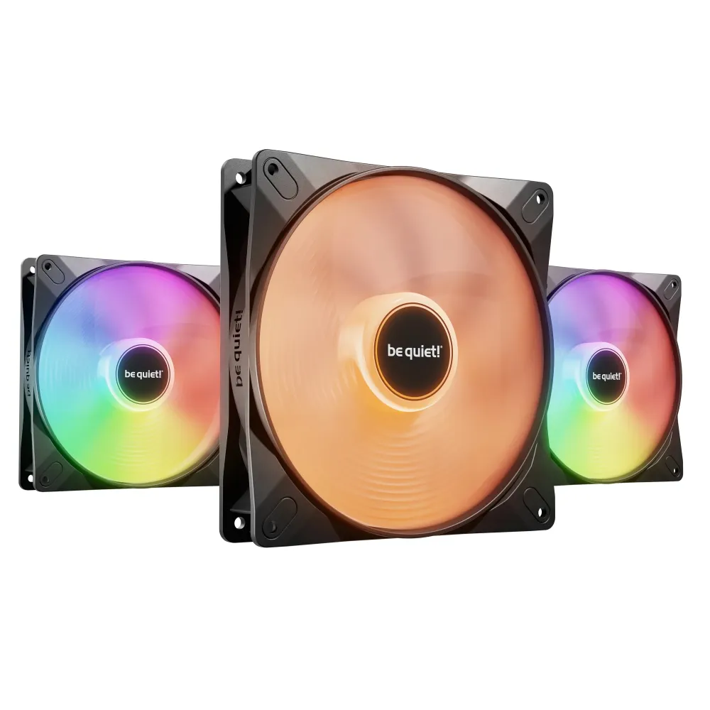 be quiet! комплект вентилатори Fan Pack 3-in-1 3 x 140mm - LIGHT WINGS LX 140mm PWM high-speed Triple-Pack be quiet! комплект вентилатори Fan Pack 3-in-1 3 x 140mm - LIGHT WINGS LX 140mm PWM high-speed Triple-Pack