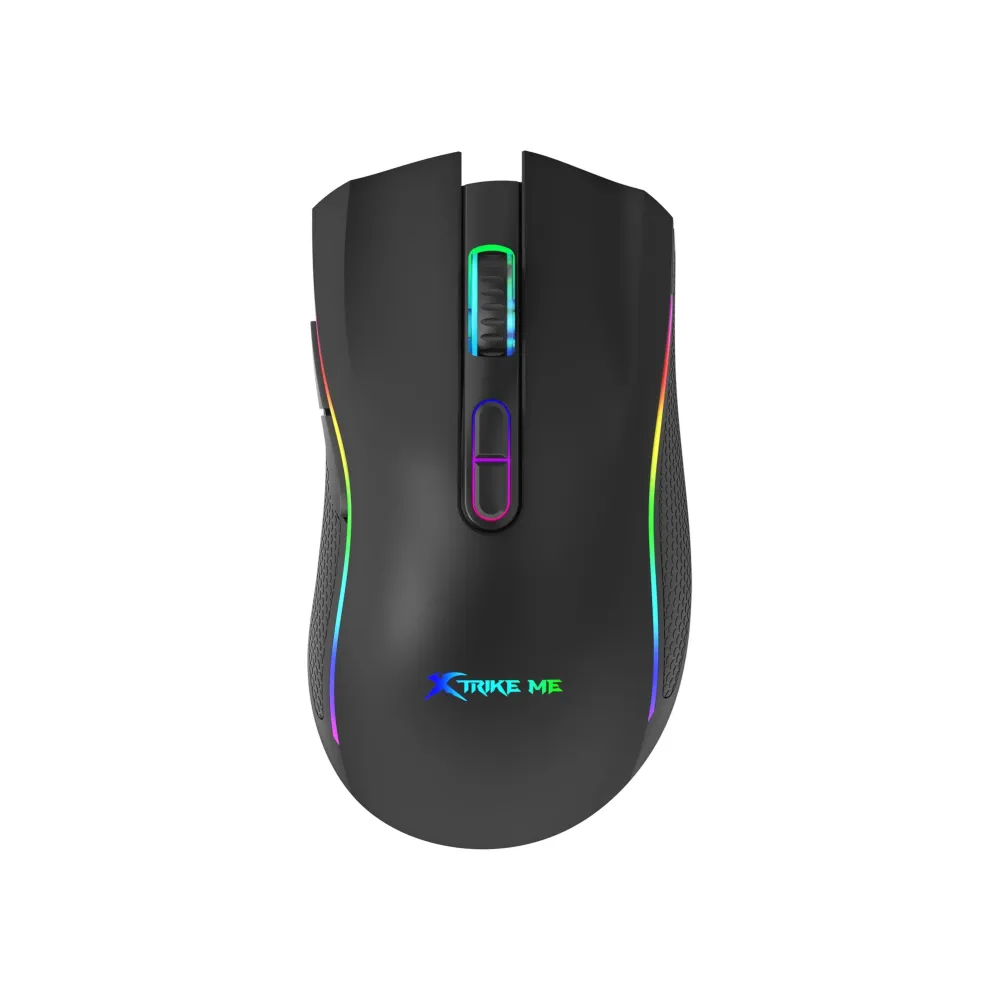 Xtrike ME Геймърска мишка Gaming Mouse GM-314 Black - 7200dpi, RGB