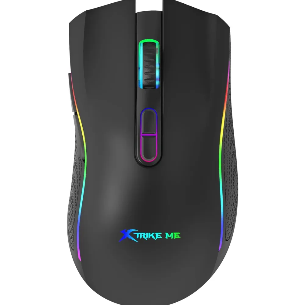 Xtrike ME Геймърска мишка Gaming Mouse GM-314 Black - 7200dpi, RGB