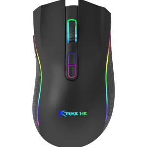 Xtrike ME Геймърска мишка Gaming Mouse GM-314 Black - 7200dpi, RGB