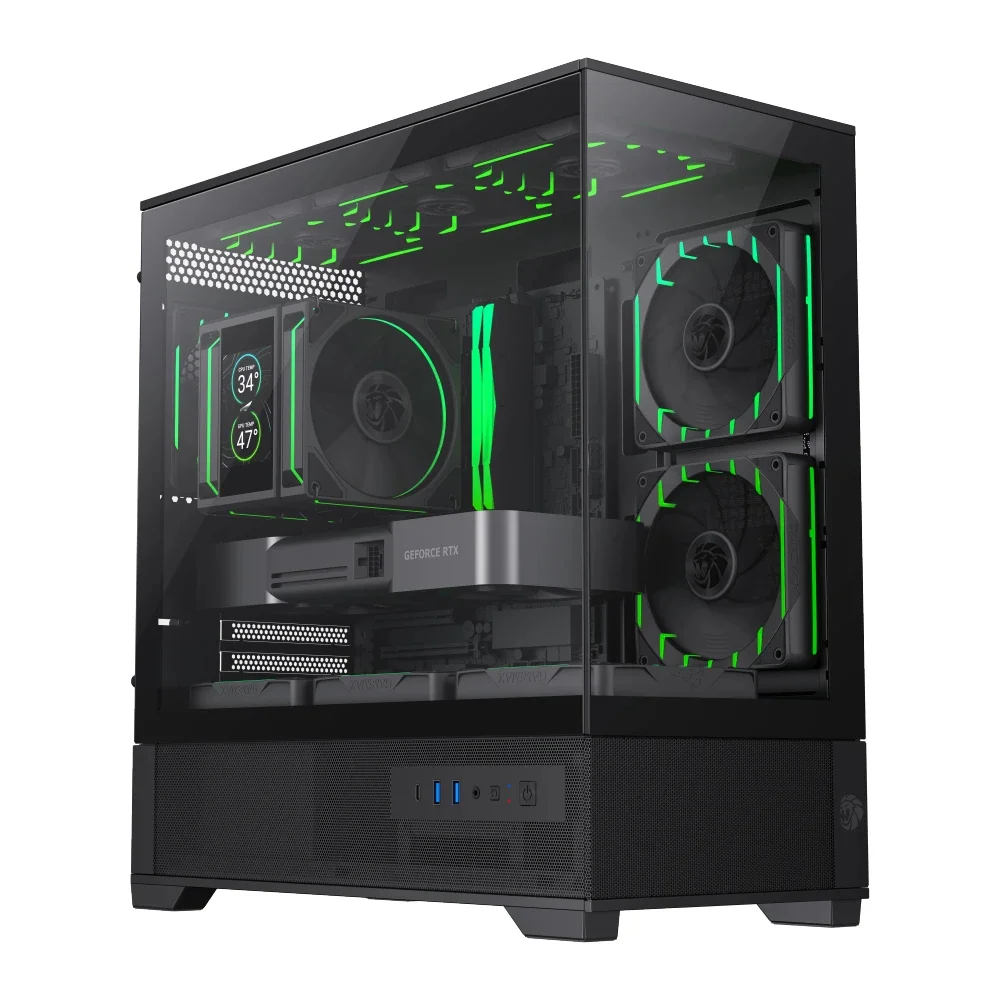Gamemax кутия Case EATX - Vista 2 MB - 3 x 120 mm Addressable RGB