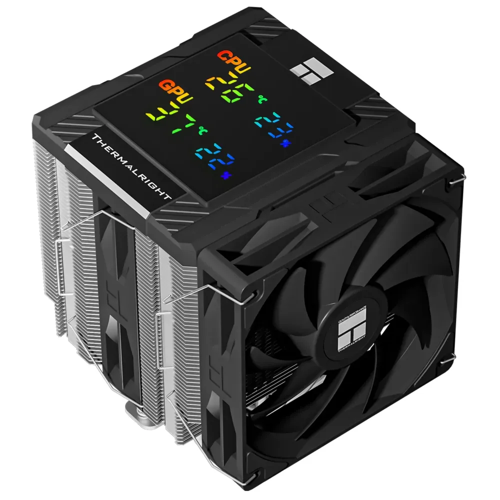 Thermalright охладител CPU Cooler Peerless Assassin 120 Digital Black - Dual-Tower - LGA1851/AM5