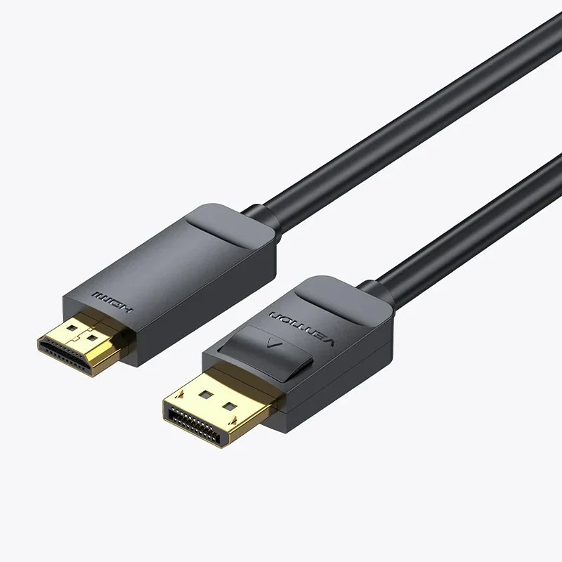 Vention кабел Cable DisplayPort to HDMI 3.0m - 4K, Gold Plated - HAGBI Vention кабел Cable DisplayPort to HDMI 3.0m - 4K, Gold Plated - HAGBI