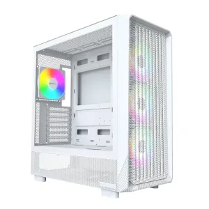 Montech кутия Case ATX - X5 (W) - 4 A-RGB fans, USB-C