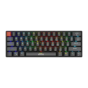 Marvo механична геймърска клавиатура Gaming Mechanical keyboard Saber 61 KG933G - 61 keys, Red Switches [Linear]