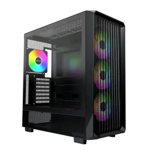 Montech кутия Case ATX - X5 (B) - 4 A-RGB fans, USB-C