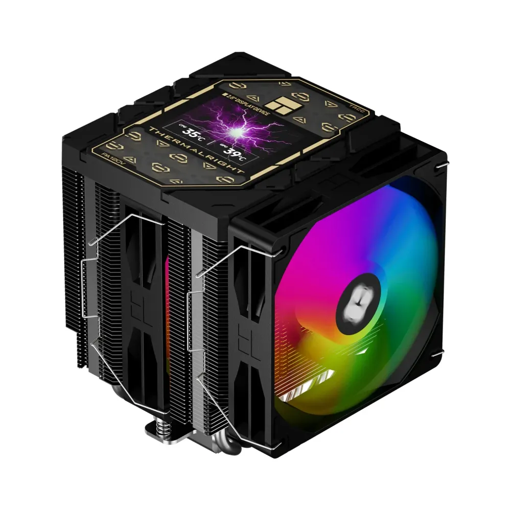 Thermalright охладител CPU Cooler Peerless Assassin 120 Vision ARGB - Dual-Tower - 2.8 inch Display, LGA1851/AM5