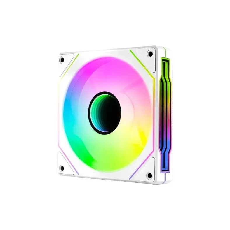 AeroCool вентилатор Fan 120mm Phantom M-3R - Infinity Mirror ARGB, REVERSE - White