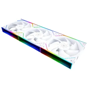 Thermalright Комплект вентилатори Fan Pack 3-in-1 3x120mm - TL-M12QW x 3 - White, Infinity Mirror, Daisy-Chain, A-RGB Thermalright Комплект вентилатори Fan Pack 3-in-1 3x120mm - TL-M12QW x 3 - White, Infinity Mirror, Daisy-Chain, A-RGB