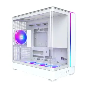 Montech кутия Case mATX - KING 15 PRO (W) - 4 x 120 mm A-RGB, USB-C