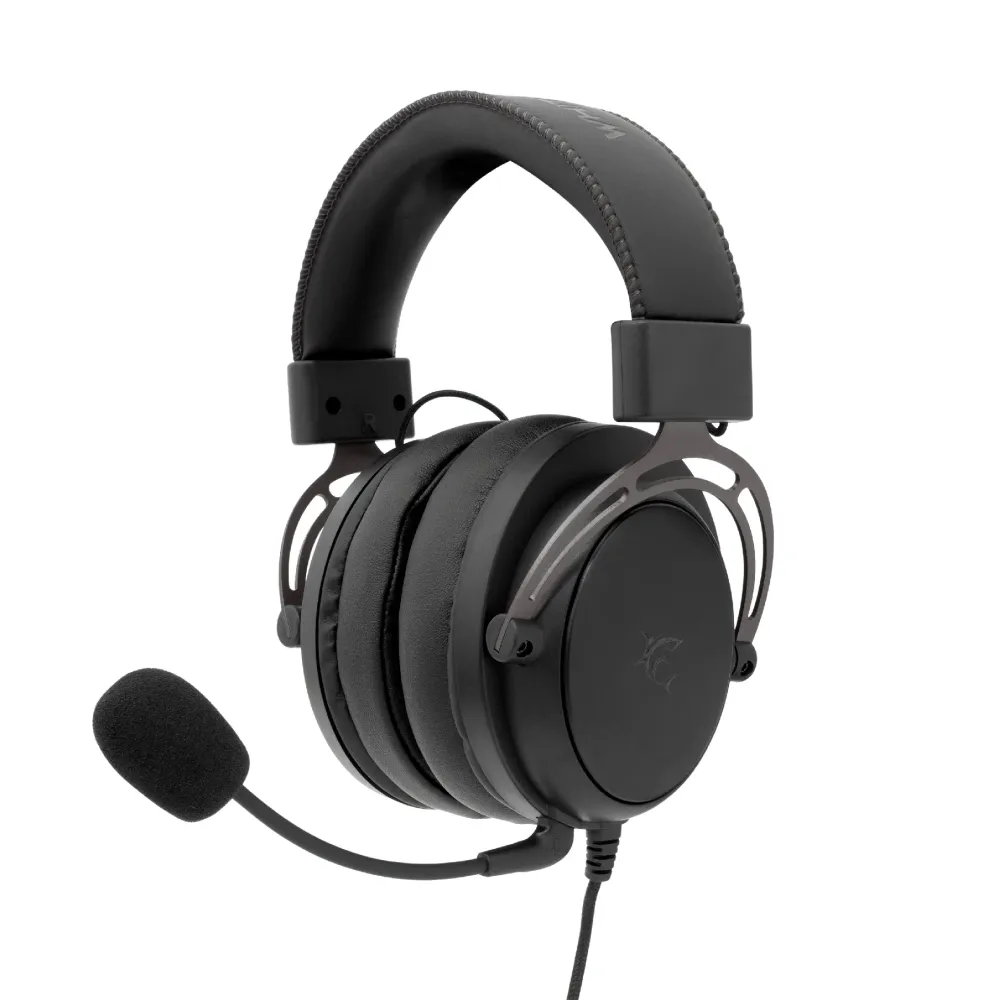 White Shark геймърски слушалки Gaming Headphones GORILLA BLACK/GREY - 53mm, Stereo 2.0