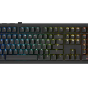 Ducky професионална геймърска механична клавиатура Professional Gaming Mechanical Keyboard One X Wireless Black - Ducky AI Switches [Linear]