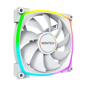 Montech вентилатор AX140 PWM, Fan 140mm, ARGB, White