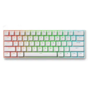 MCHOSE геймърска механична клавиатура Gaming Mechanical Keyboard Ace 60 Pro - 8K, TTC Uranus Magnetic Switch - Standard [Linear] (English US), White