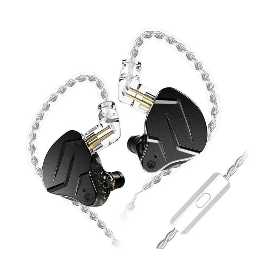 KZ професионални слушалки Hi-Fi In-Ear-Monitors - ZSN PRO X Black Mic