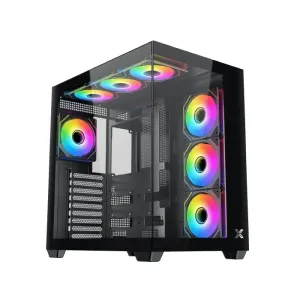 Xigmatek кутия Case ATX - Aqua V Air (H23A) - 7 ARGB Fans