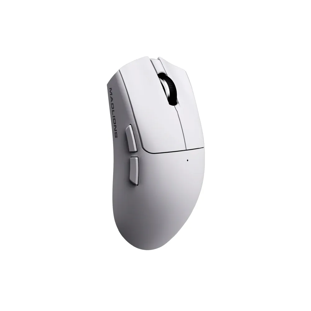 Madlions професионална геймърска мишка Wireless Gaming Mouse M3 Pro - 1K, Mad Catz Custom Sensor, White