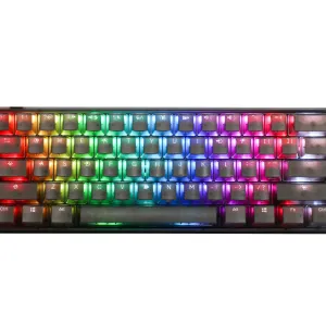 Ducky професионална геймърска механична клавиатура Professional Gaming Mechanical Keyboard One 3 Mini Aura Black - Cherry MX RGB Brown [Tactile]