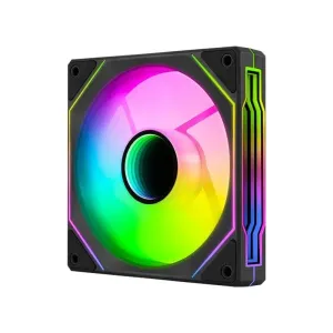 AeroCool вентилатор Fan 120mm Phantom M-3R - Infinity Mirror ARGB, REVERSE - Black