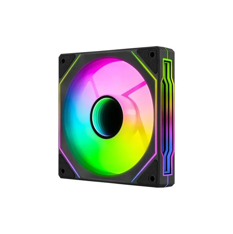 AeroCool вентилатор Fan 120mm Phantom M-3R - Infinity Mirror ARGB, REVERSE - Black