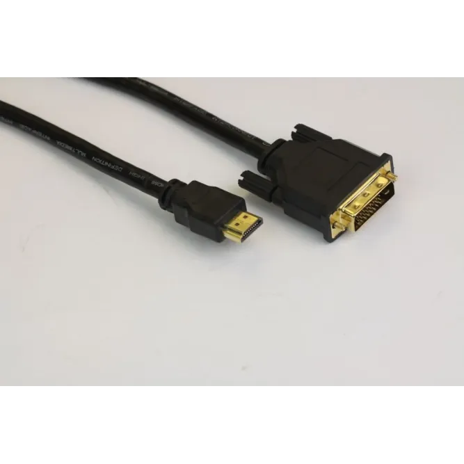VCom кабел DVI 24+1 Dual Link M / HDMI M - CG481G-2m VCom кабел DVI 24+1 Dual Link M / HDMI M - CG481G-2m