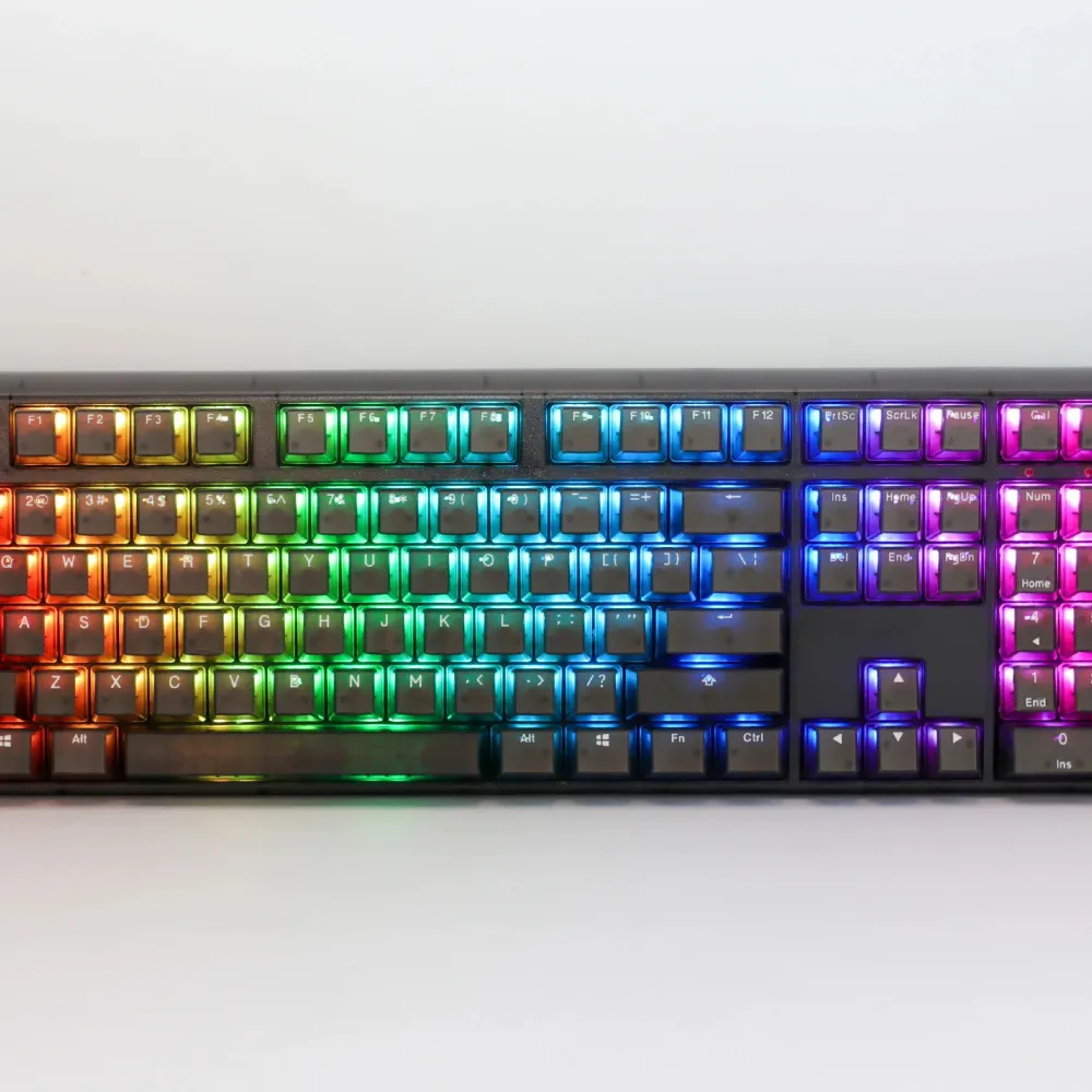 Ducky професионална геймърска механична клавиатура Professional Gaming Mechanical Keyboard One 3 Aura Black - Cherry MX RGB Brown Switches [Tactile]