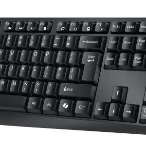 Genius клавиатура кирилизирана Smart Keyboard KB-117 Black - AI, BG Layout, USB
