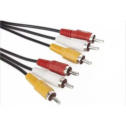 VCom кабел RCA 3x M / RCA 3x M - CV033-1.8m VCom кабел RCA 3x M / RCA 3x M - CV033-1.8m