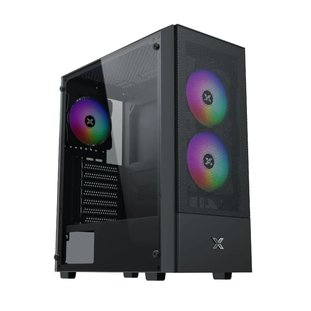Xigmatek кутия Case ATX - Hero II Air 3F - RGB, Tempered Glass Xigmatek кутия Case ATX - Hero II Air 3F - RGB, Tempered Glass