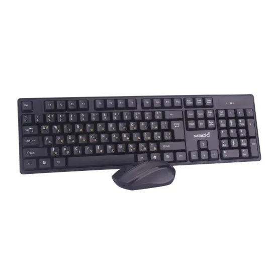 Makki Безжична Клавиатура+Мишка кирилизирана Keyboard+Mouse Wireless 2.4G BG - MAKKI-KBX-008 Makki Безжична Клавиатура+Мишка кирилизирана Keyboard+Mouse Wireless 2.4G BG - MAKKI-KBX-008