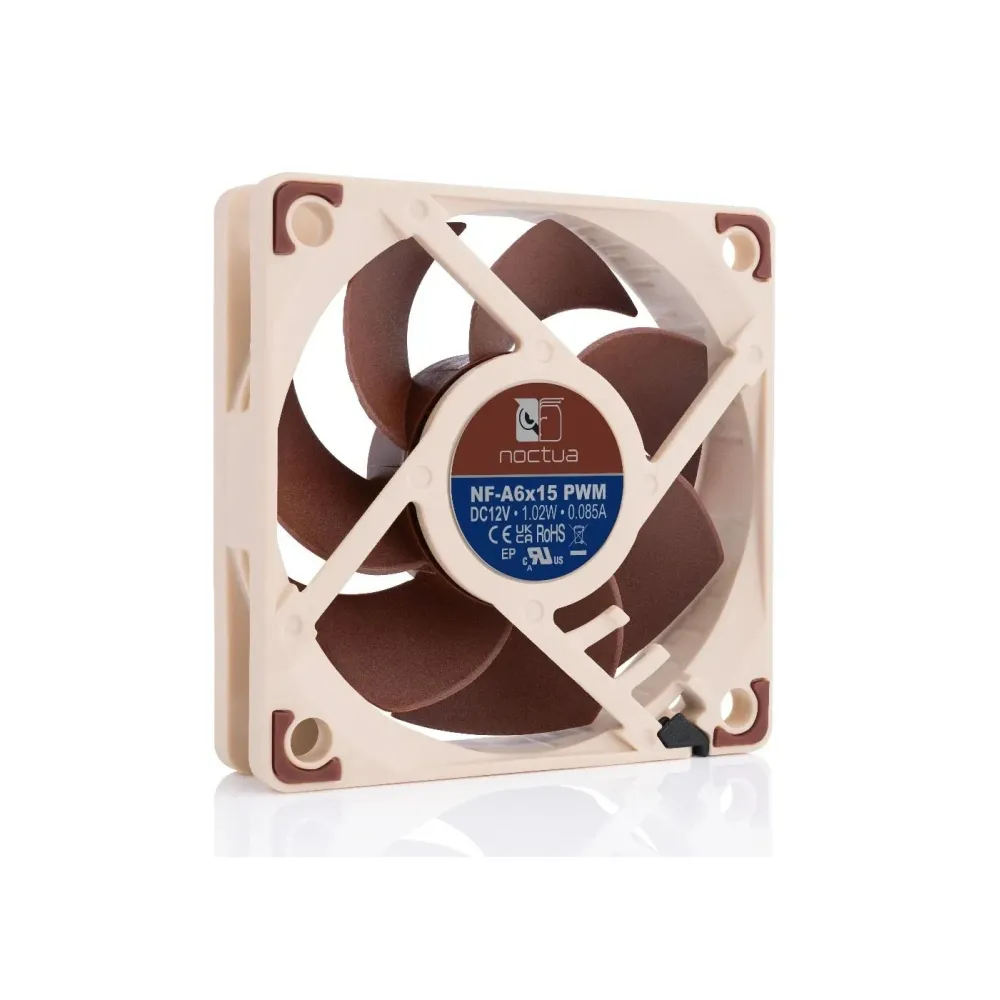 Noctua Вентилатор Fan 60x60x15mm PWM 550-3500rpm NF-A6x15 PWM Noctua Вентилатор Fan 60x60x15mm PWM 550-3500rpm NF-A6x15 PWM