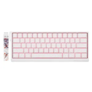 Madlions професионална геймърска механична клавиатура Professional Gaming Mechanical Keyboard MAD 60 HE Flagship V2 - 8K, Magnetic Amber Pro Switches - White