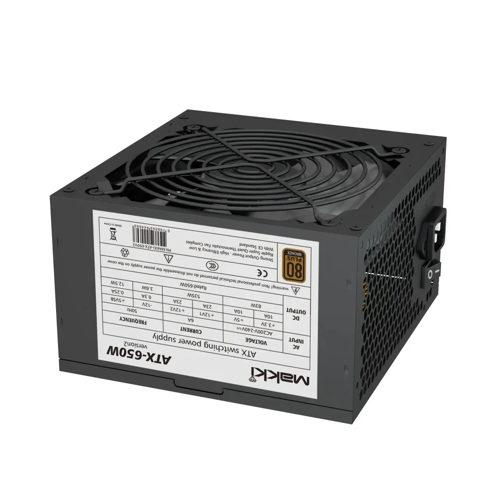 Makki захранване PSU 650W Bronze Version 2 - MAKKI-ATX-650V2 Makki захранване PSU 650W Bronze Version 2 - MAKKI-ATX-650V2
