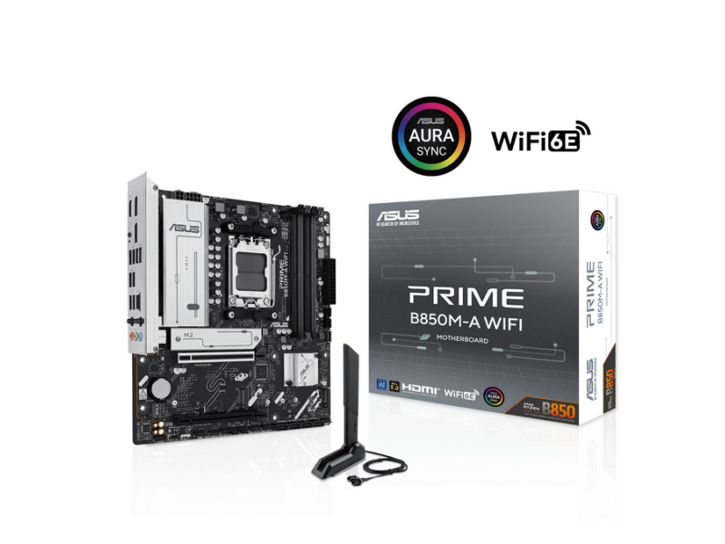 Дънна платка ASUS PRIME B850M-A WIFI 6E socket AM5