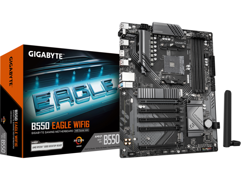 Дънна платка GIGABYTE B550 EAGLE WIFI 6 AM4