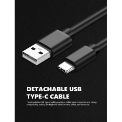 Marvo геймърска клавиатура Gaming Mechanical keyboard 61 keys TKL - KG962G - RED switches, RGB