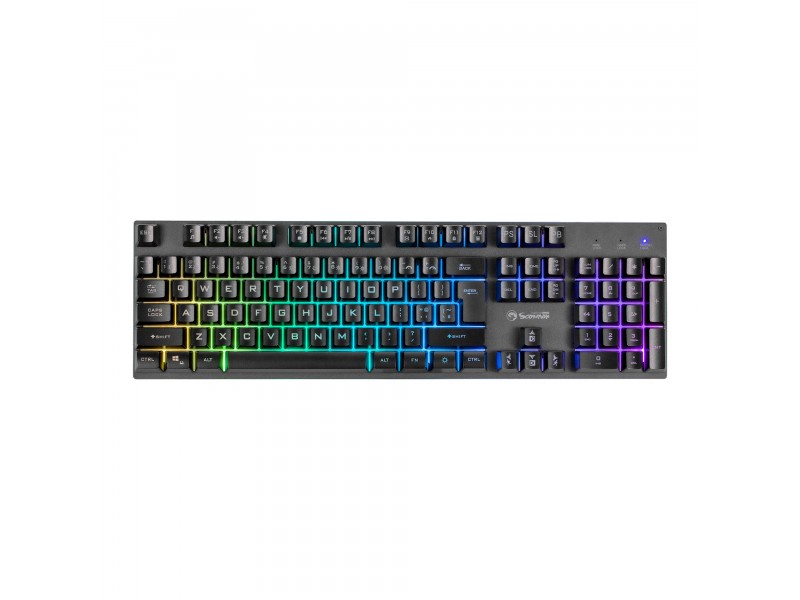 Marvo геймърска клавиатура Gaming Keyboard  104 keys - K604 - RGB
