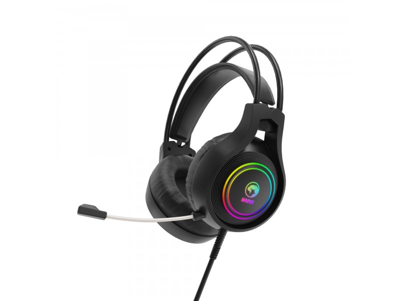 Marvo Геймърски слушалки Gaming Headphones HG8921 - 50mm, USB, RGB - MARVO-HG8921