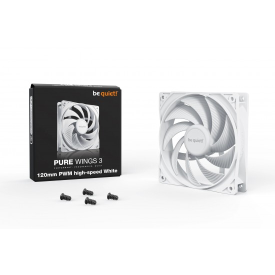 be quiet! вентилатор Fan 120mm - Pure Wings 3 120mm PWM high-speed White