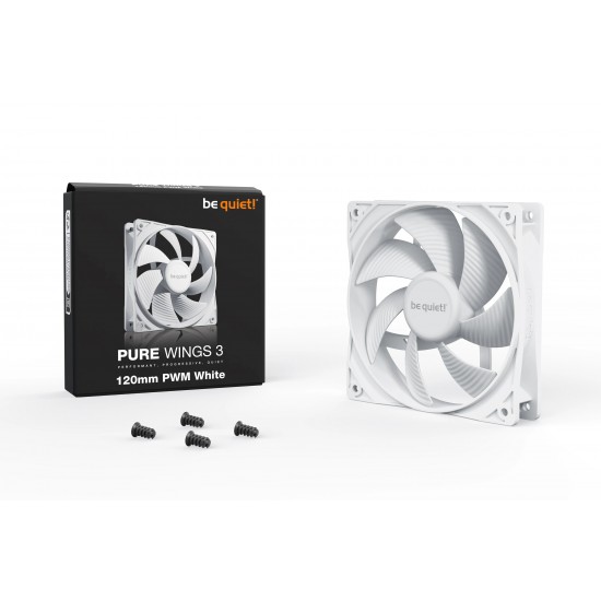 be quiet! вентилатор Fan 120mm - Pure Wings 3 120mm PWM White