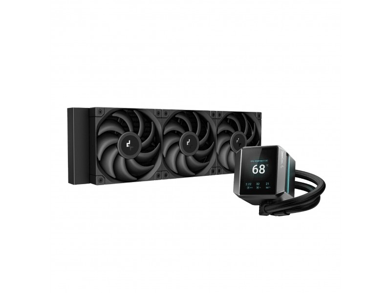 DeepCool водно охлаждане Water Cooling MYSTIQUE 360 - LCD Screen, A-RGB